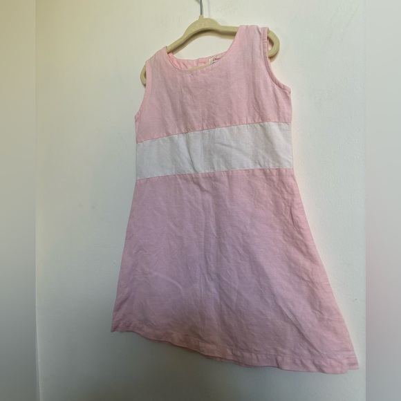 Sweetdil vintage linen dress for little girls size 4 - Picture 7 of 9